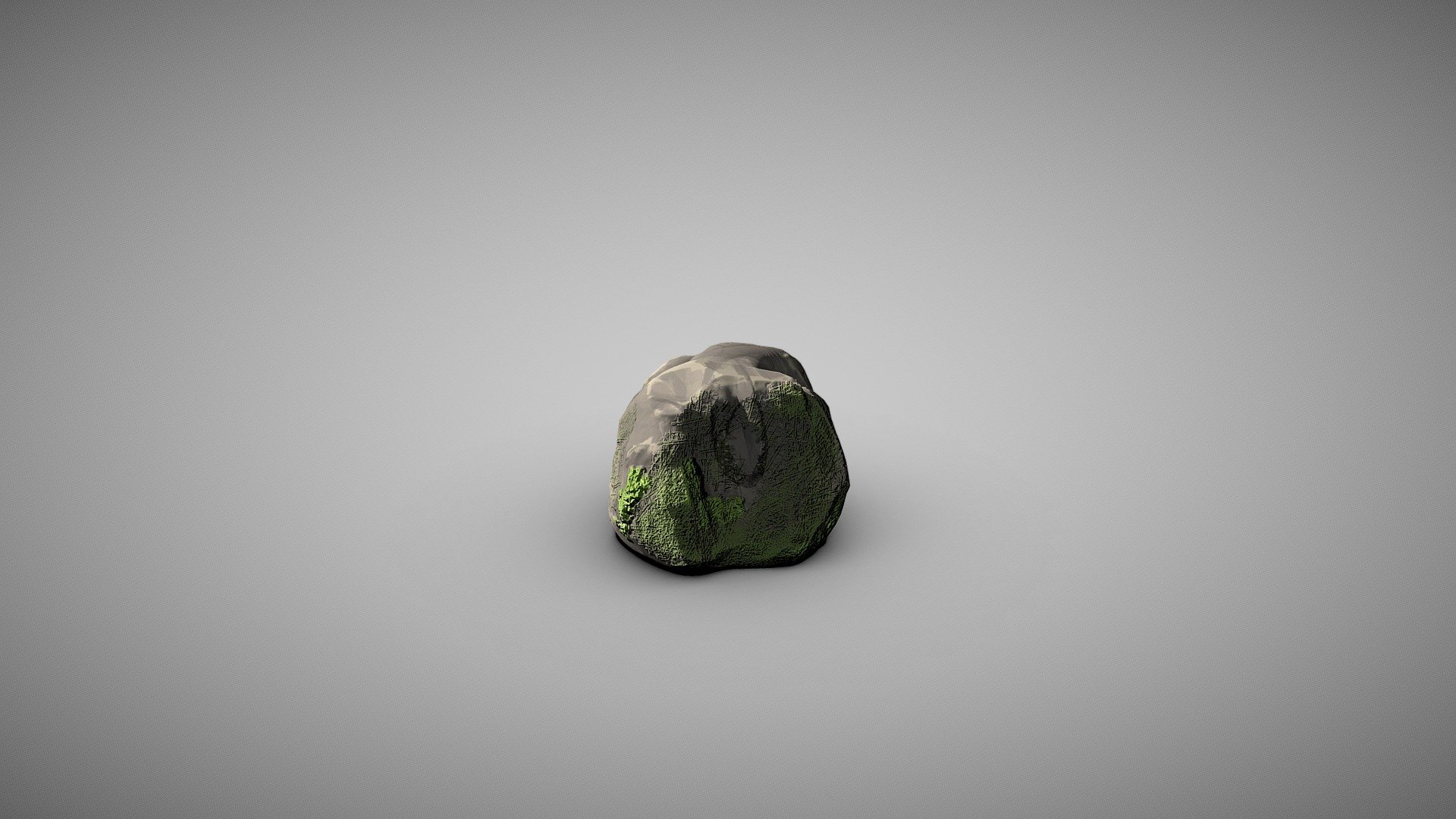 mossy rock  Download Free 3D model by kythulu kythulu 