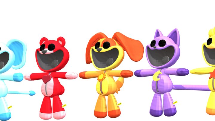poppy-playtime-chapter-4-smiling-critters 3D Model