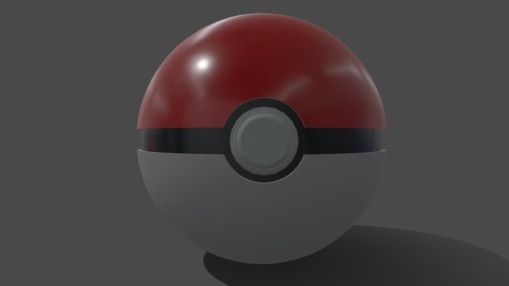 Pokeball 3D Model