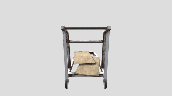 Shopping cart 3D Model