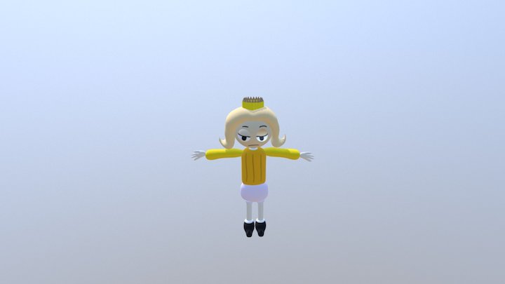 Pencil Man 3D Model