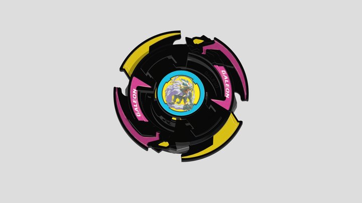 Galeon Beyblade First Generation 3D Model