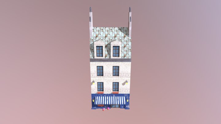 Paris Haussman House Mat 3D Model