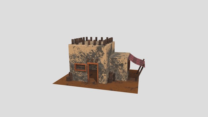 Casa Parcial Modelado 3D GD 3D Model