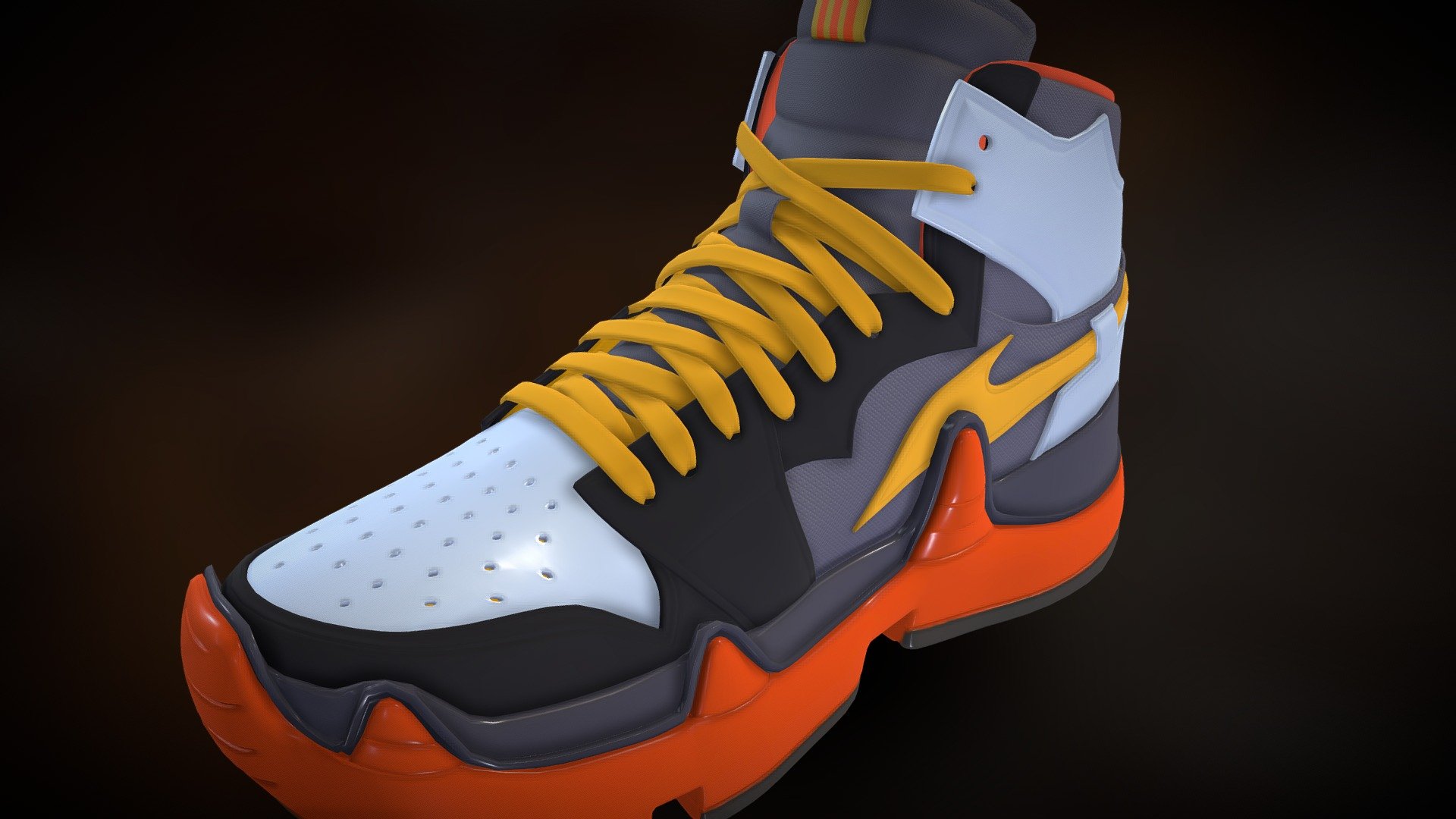 DAVIDICUS IGNIS SNEAKER #RTFKTChallenge — Sketchfab embed 3D viewer