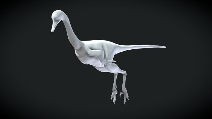 Allosaurus high poly t-pose model | 3D Print Model