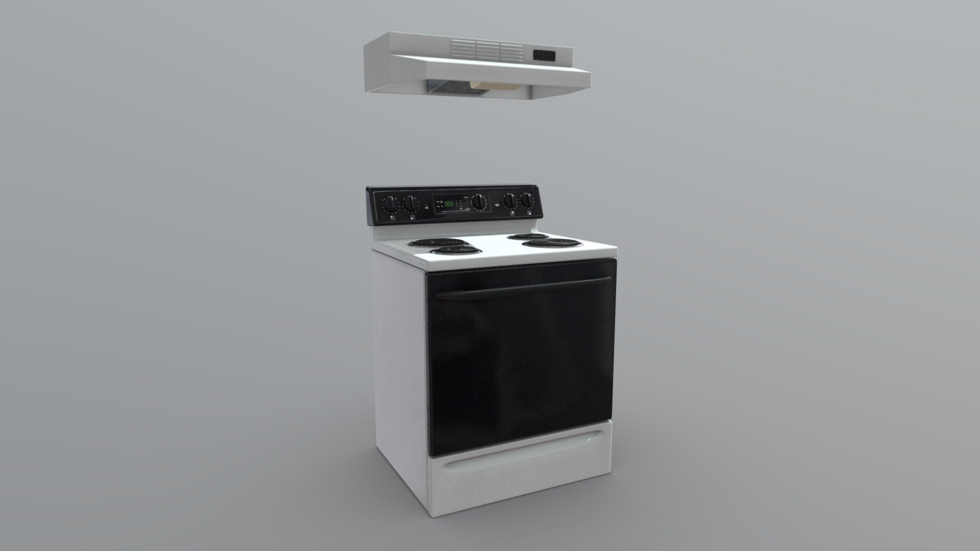 Stove with Hood
