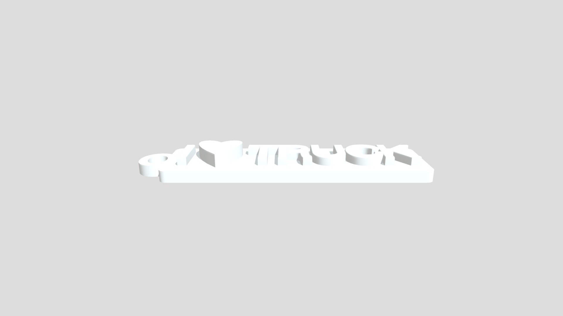 Free 3D Name Keychain STL File Generator