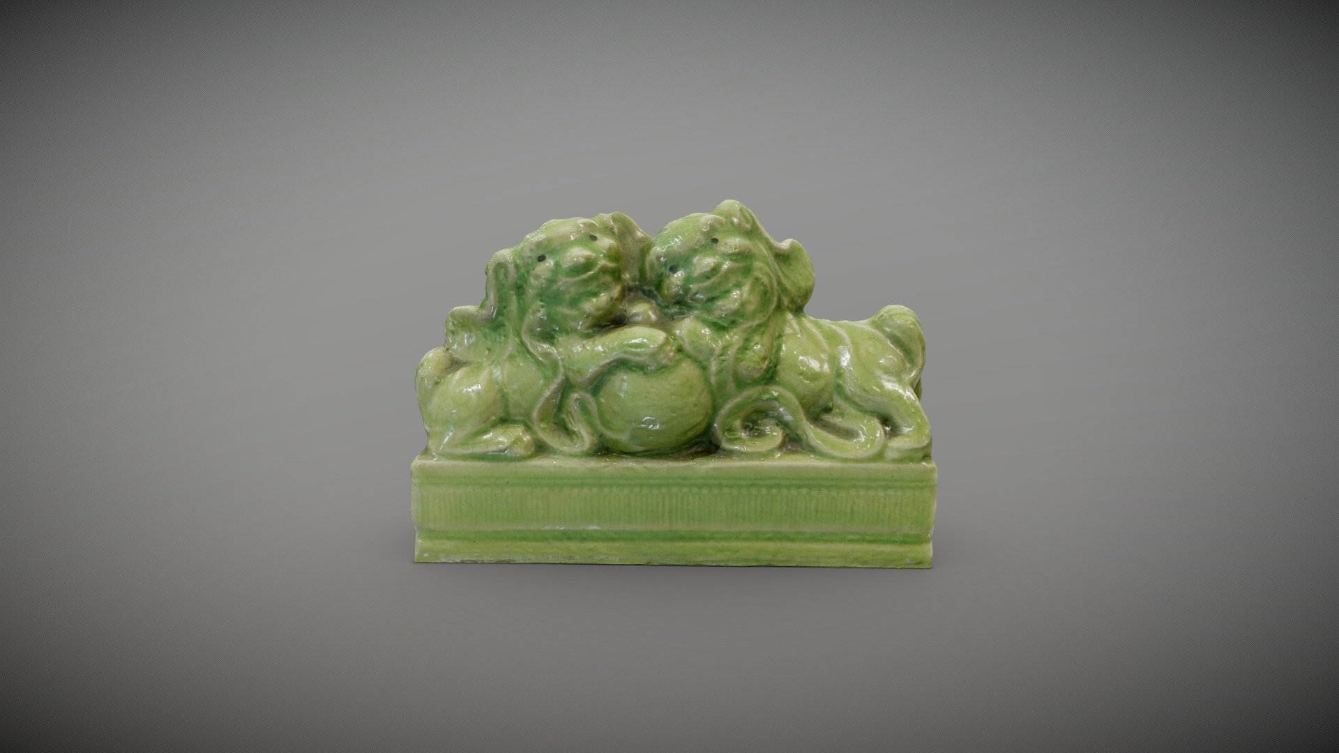 Ceramic lion 陶制狮子 铜官窑陶瓷研究所