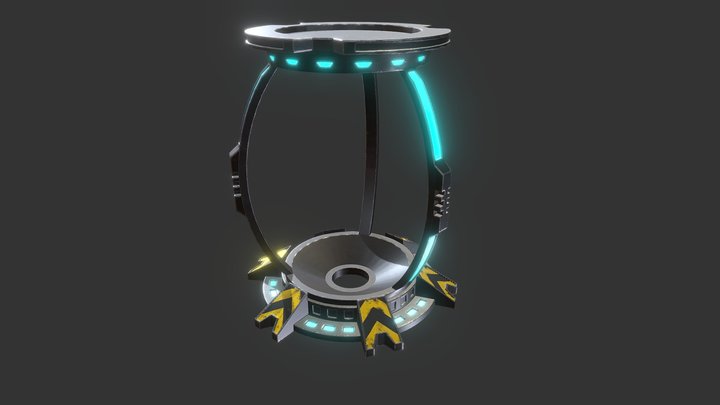 Teleportation device 3D Model