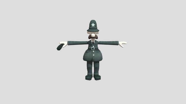 Wallace & Gromit - Police Mac 3D Model