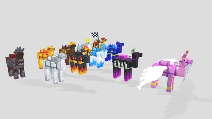 Custom Camels 3D Model