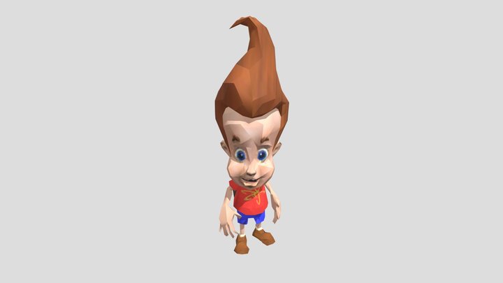 Jimmy Neutron 3D Model
