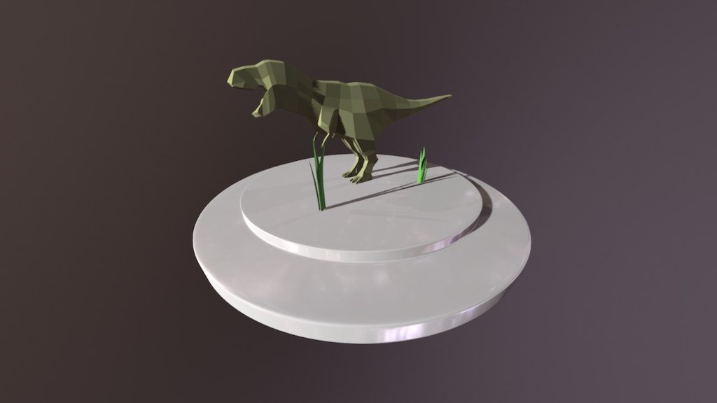 Low-poly T-Rex