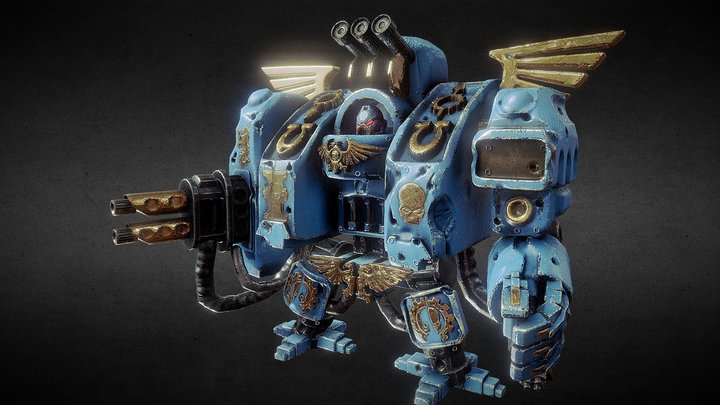 ultramarines mech 001 3D Model