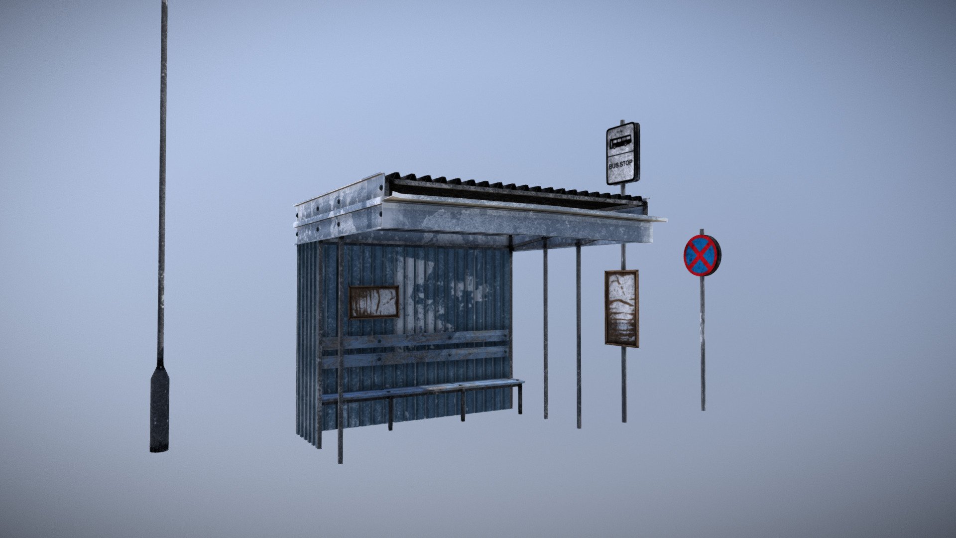 Abandoned Bus Stop