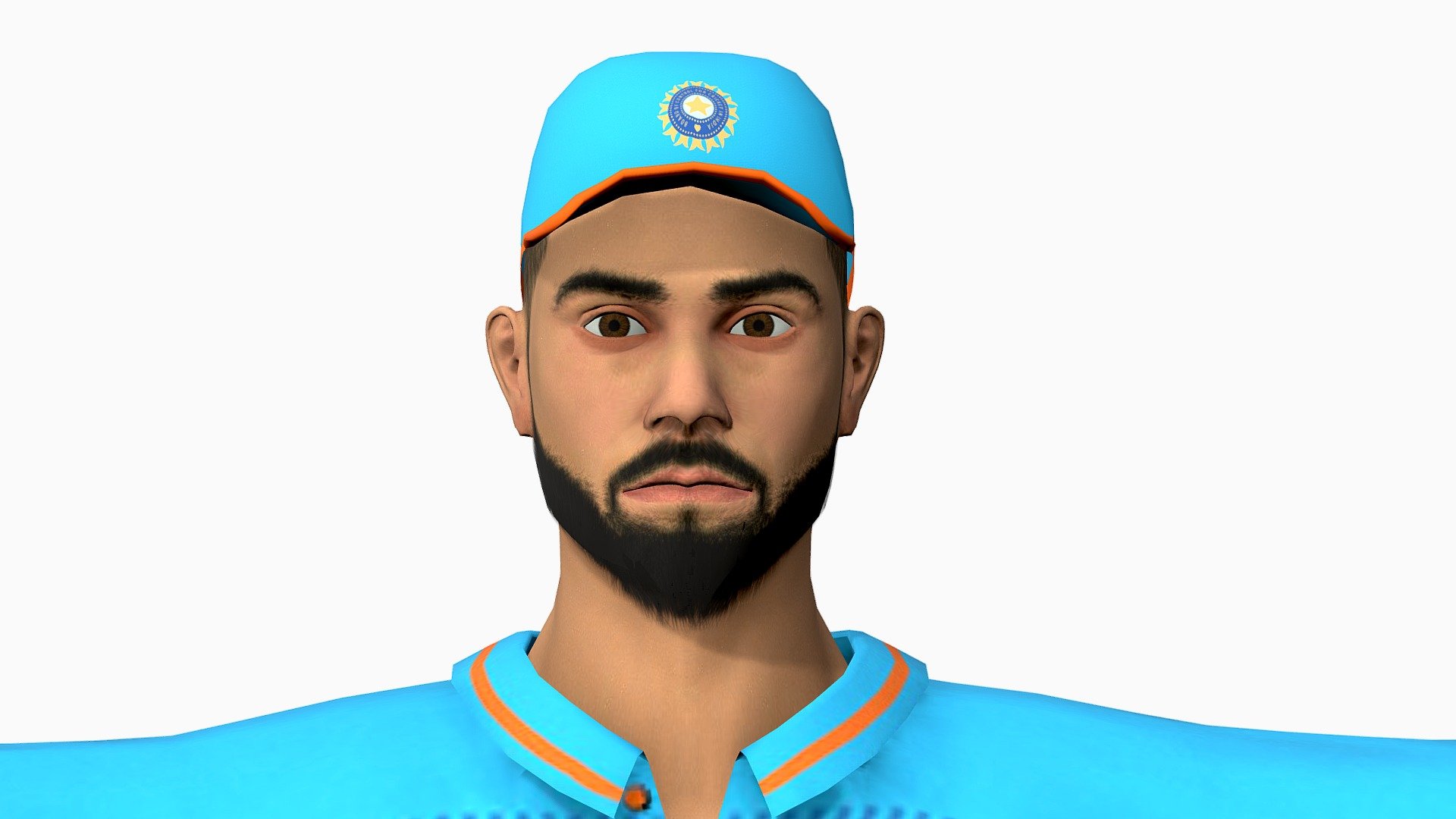 Virat kohli low poly model - 3D model by Harshit Prajapati (@harshit77 ...