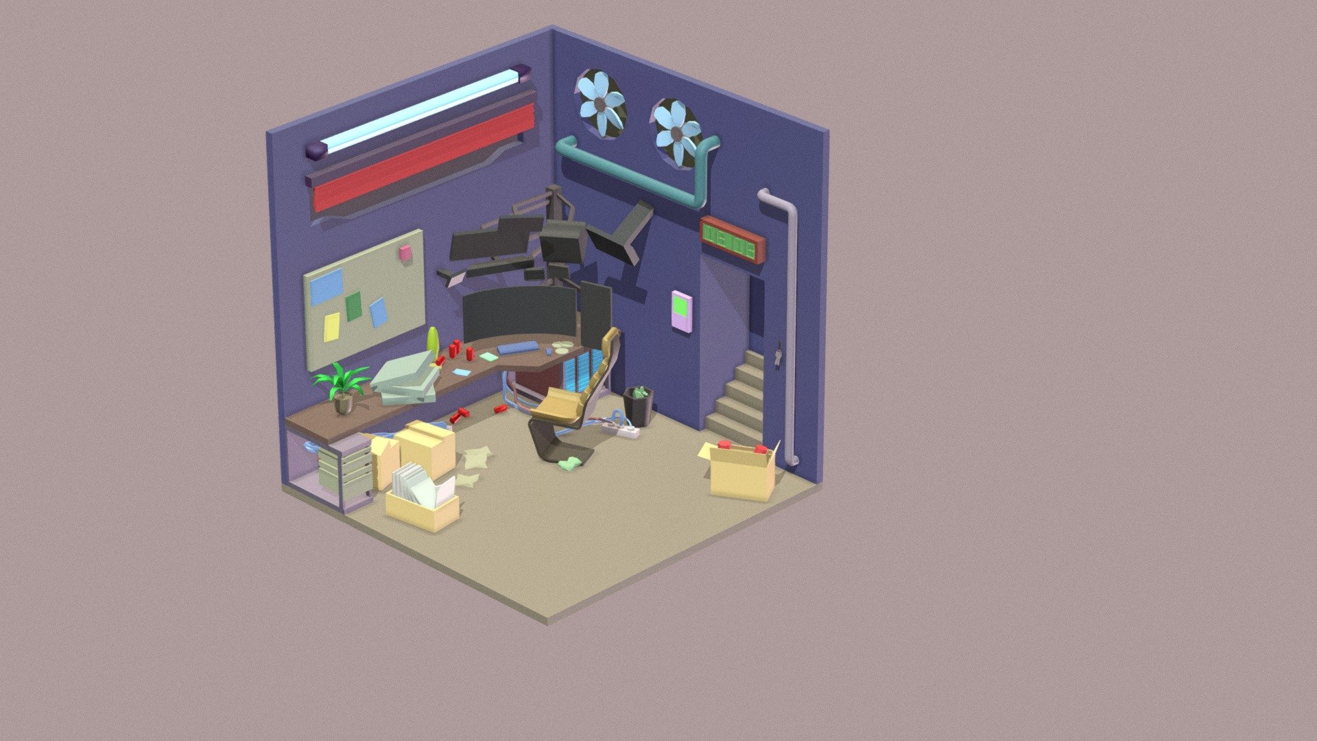 Isometric room