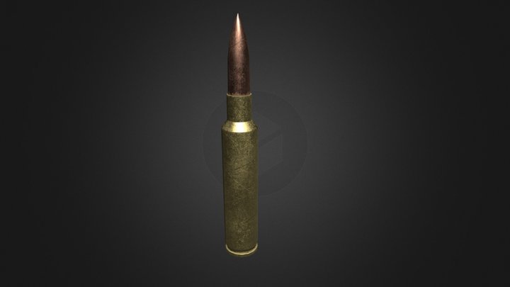 Kar98k Bullet 3D Model