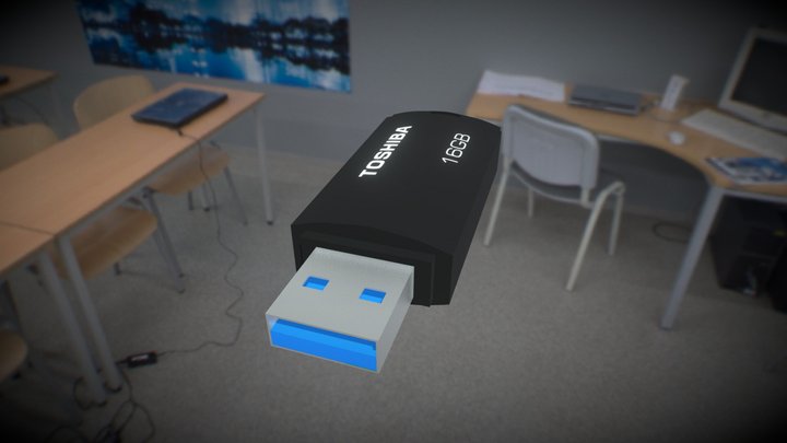 USB 3D Model