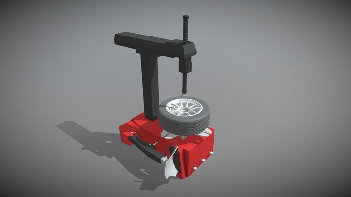 Tire Changer Machine 3D Model