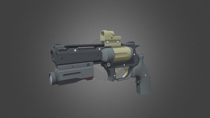 XYZ Coursework Draft - Revolver 3D Model