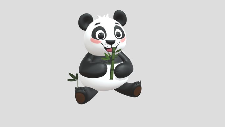 Panda Sculpt 3D Model