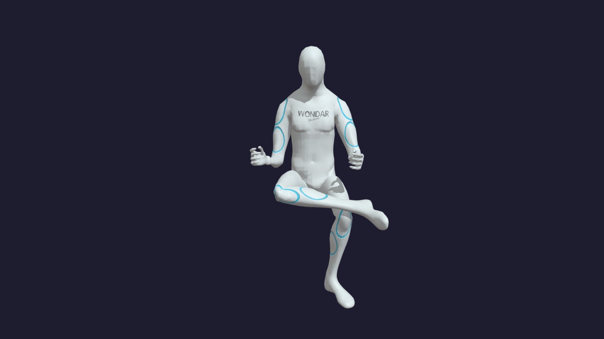 Reading the newspaper 1 — Sketchfab embed 3D viewer