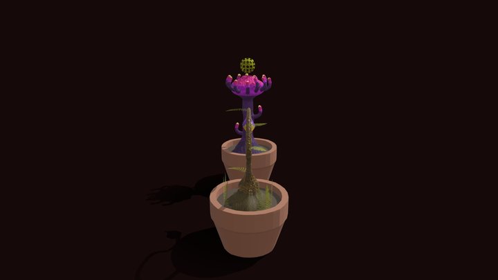 BrennanSullivanAlienPlants 3D Model