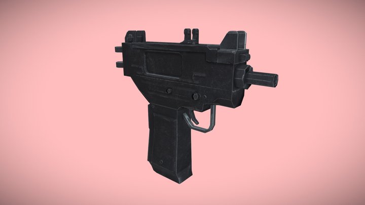 Micro Uzi 3D Model