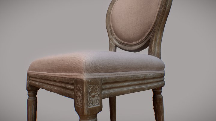 Silla estilo 3D Model