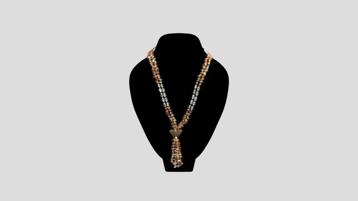 Natural Stones Necklaace 3D Model