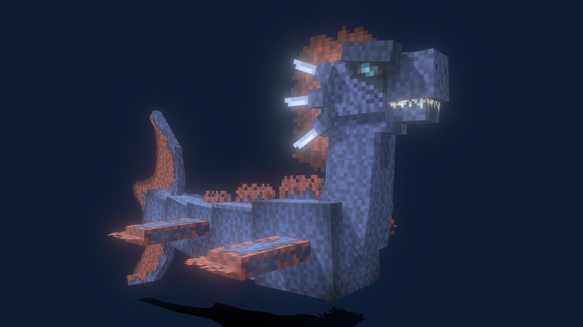 Water dragon| By Alaniz - 3D model by AlanizMC (@luisge2220) [ce7a9da ...