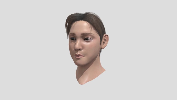 Taehyung Bust 3D Model