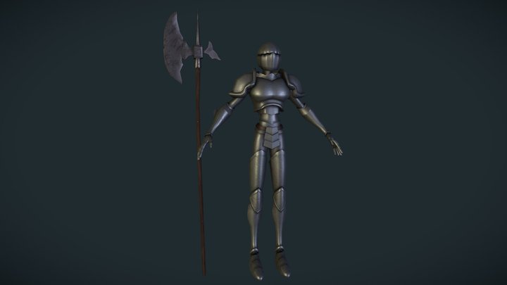 Haunted Armour 3D Model