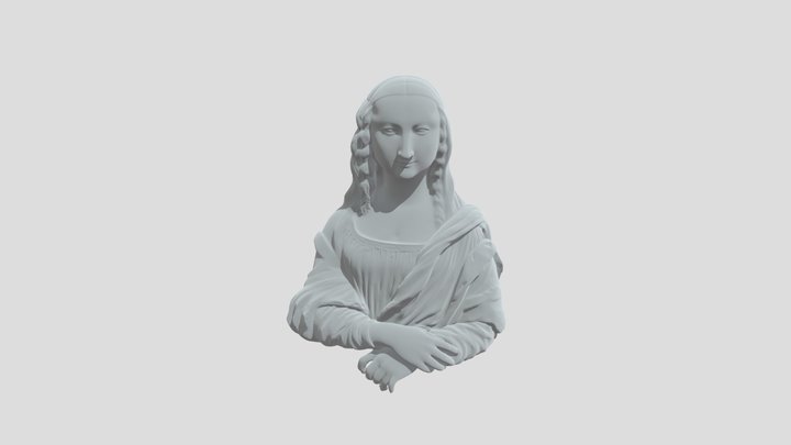 mona lisa 2 3D Model