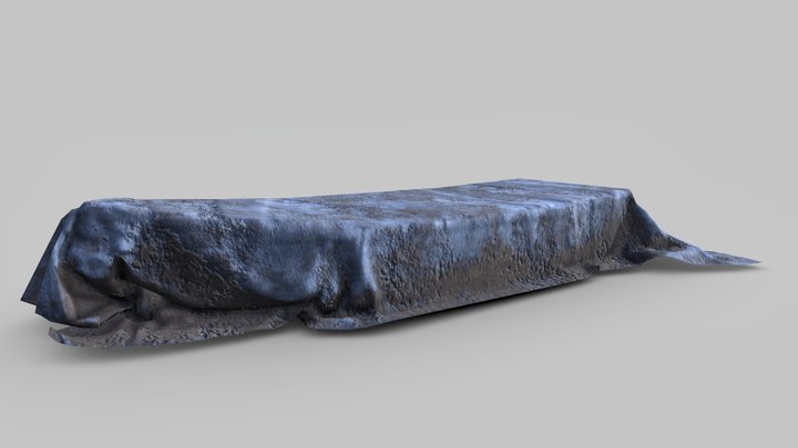 Covered boat low-poly – Modello 3D gratuito STL