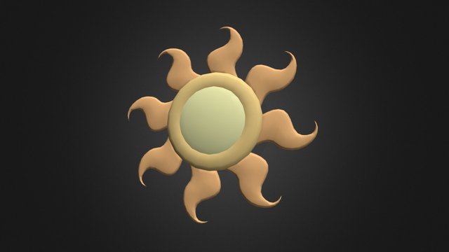 Sun Emblem 3D Model