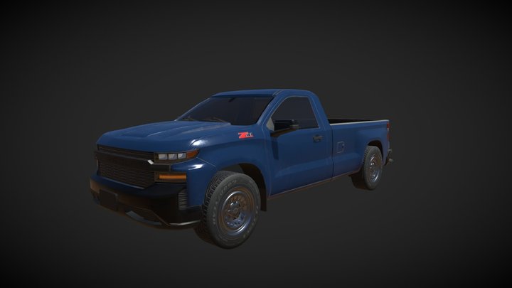 Chevrolet Silverado 2021 3D Model
