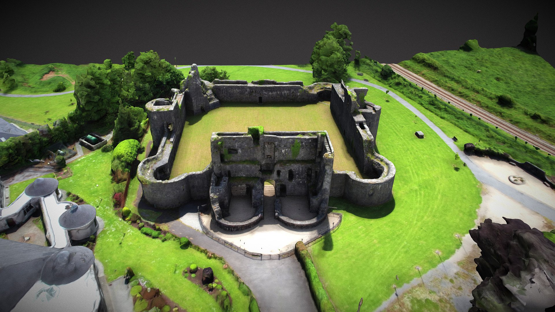 Ballymote Castle | IRELAND - Buy Royalty Free 3D model by Arqueomodel3D ...