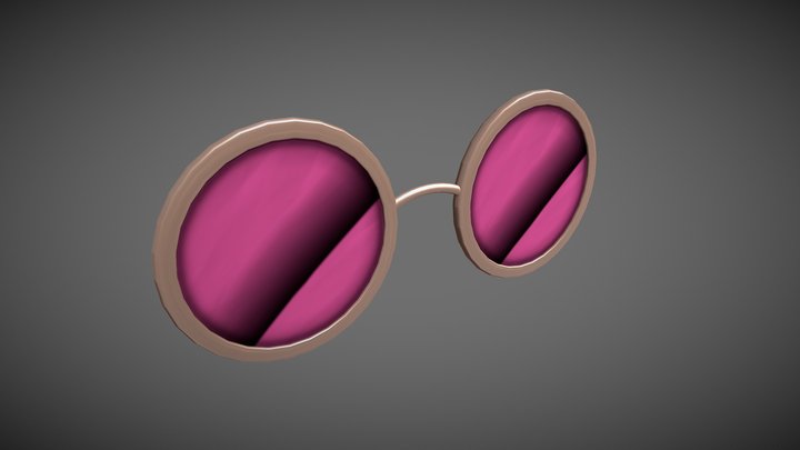Evelyn Glasses - K/DA League of Legends 3D Model