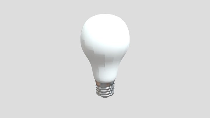 LEDbulb LOW POLY 3D Model