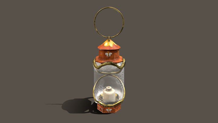 Celine Afiri - TP4 Lanterne 3D Model