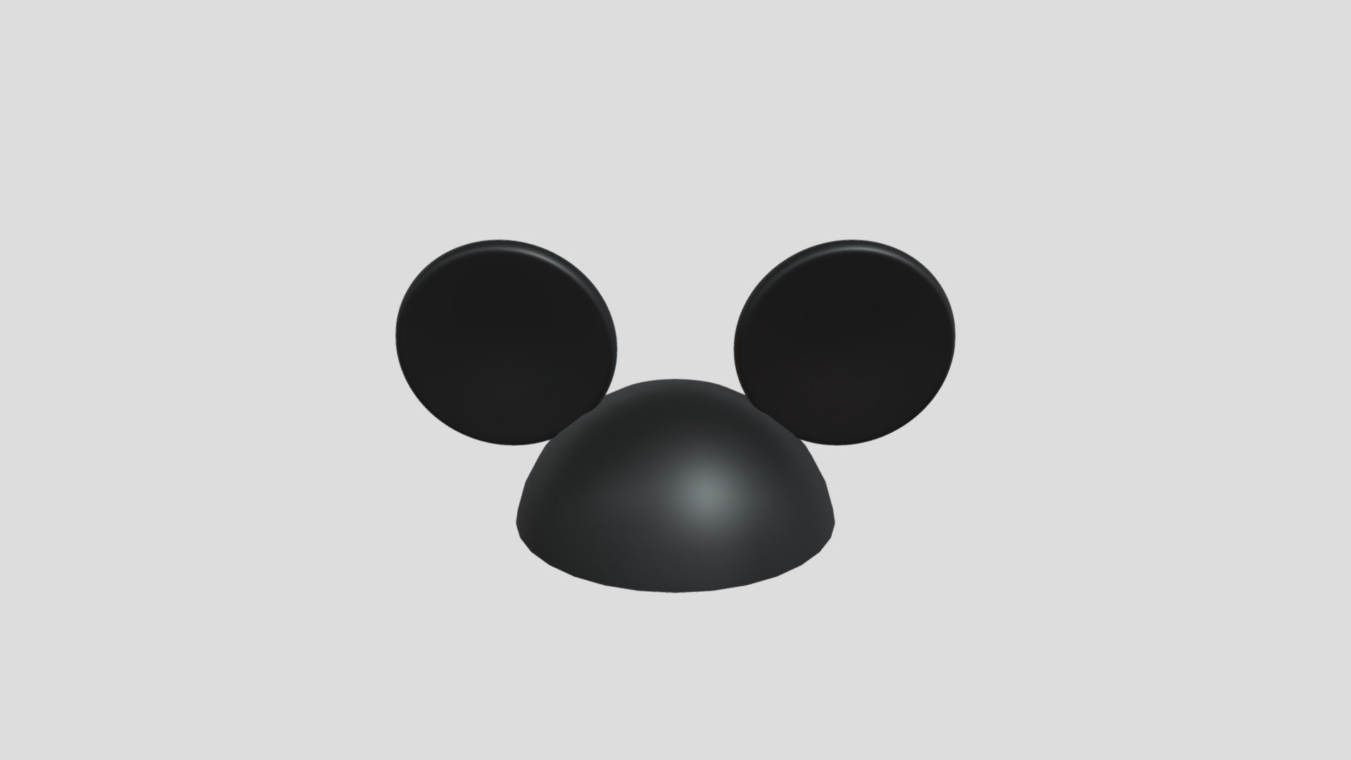 Mickey Mouse Ear Hat - Download Free 3D model by liamandnico (@liamandnico) [ce82825] - Sketchfab