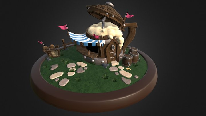 Beer Stall - Fan Art 3D Model