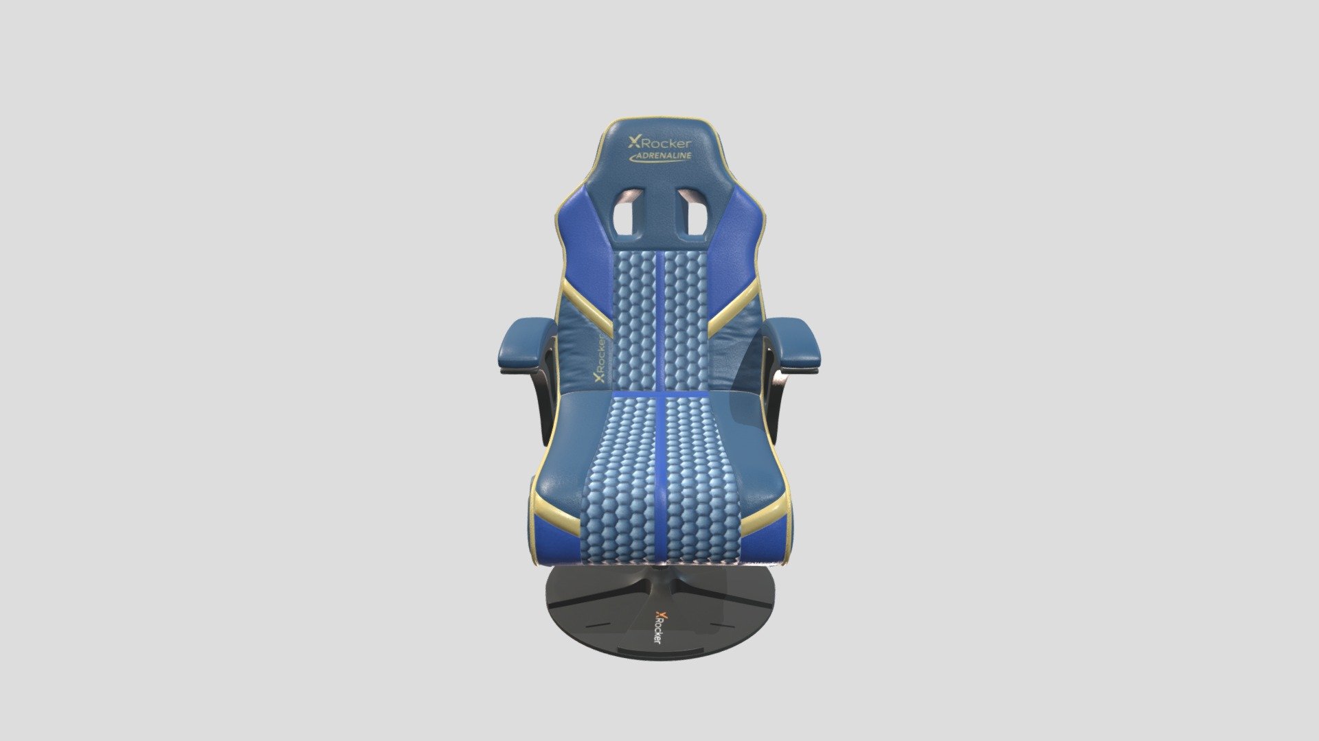 X Rocker Adrenaline V3 2.1 Audio Gaming Chair 3D model by rmanojmr5