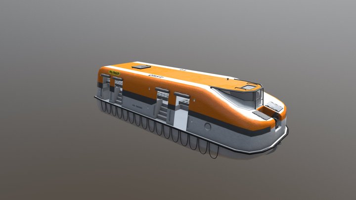 Palfinger Lifeboat MC49 3D Model