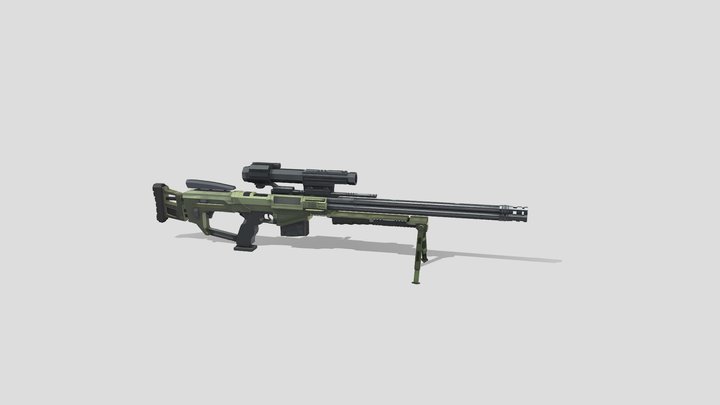 Na45 from Advanced Warfare 3D Model
