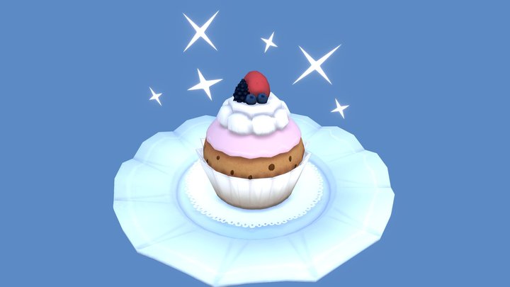 Cupcake 3D Model