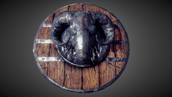 Fantasy Shield 3D Model